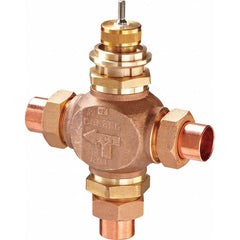 Johnson Controls - Temperature Control Valves; End Connections: Sweat ; Pipe Size: 1/2 - Exact Industrial Supply