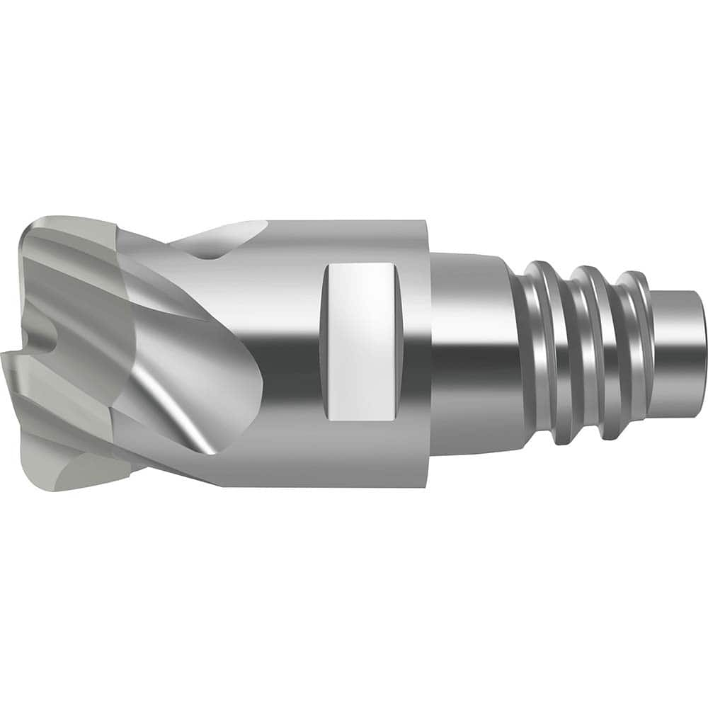 Corner Radius End Mill Head: 8 Flutes E25, Solid Carbide