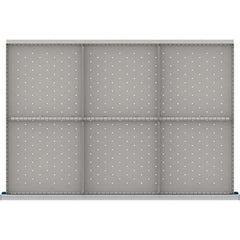 LISTA - 6-Compartment Drawer Divider Layout for 3.15" High Drawers - USA Tool & Supply