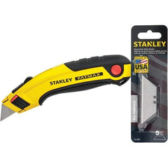 Stanley - Utility Knives, Snap Blades & Box Cutters Type: Retractable Utility Knife Blade Type: Retractable - USA Tool & Supply