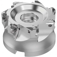 Seco - Indexable High-Feed Face Mills Cutting Diameter (mm): 84.00 Maximum Depth of Cut (mm): 1.80 - USA Tool & Supply