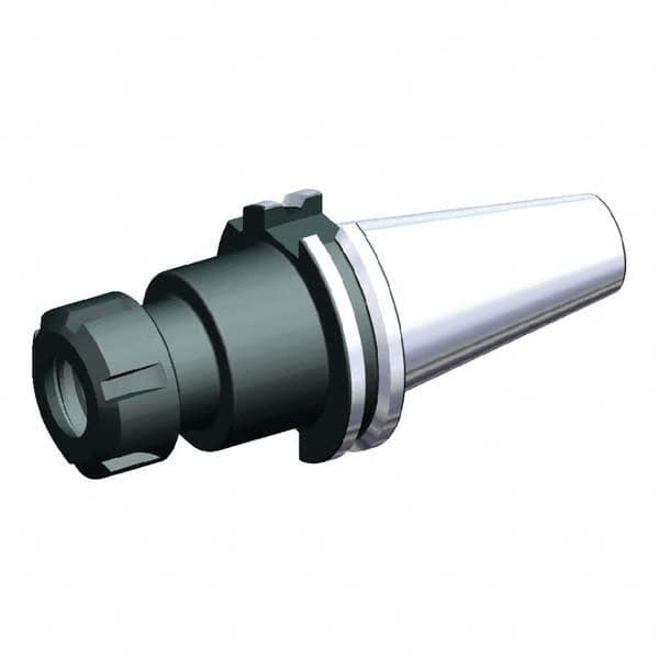 Collet Chuck: 1 to 13 mm Capacity, ER Collet, Taper Shank 70 mm Projection, Balanced to 20,000 RPM, Through Coolant