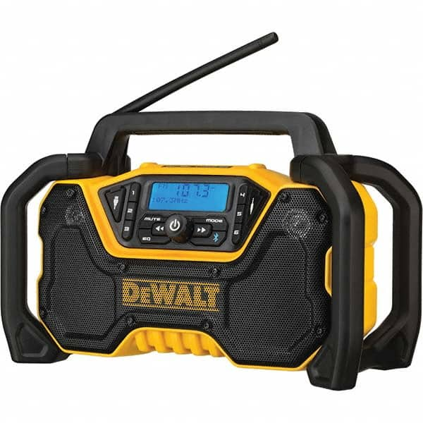 DeWALT - Job Site Radios Type: Bluetooth Speaker & Radio Height (Decimal Inch): 10.0000 - USA Tool & Supply