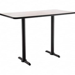 National Public Seating - Stationary Tables Type: Breakroom Material: HPL Particleboard Core w/T-Mold; Steel - USA Tool & Supply
