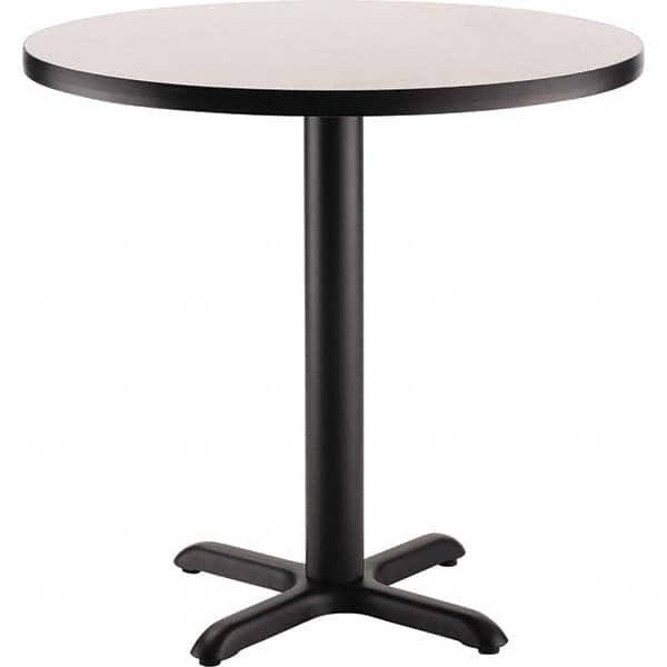 National Public Seating - Stationary Tables Type: Breakroom Material: HPL Particleboard Core w/T-Mold; Steel - USA Tool & Supply