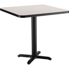 National Public Seating - Stationary Tables Type: Breakroom Material: HPL Particleboard Core w/T-Mold; Steel - USA Tool & Supply