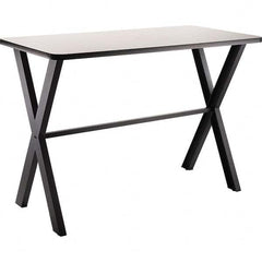 National Public Seating - Stationary Tables Type: Cafeteria Tables Material: HPL Top; MDF Core w/Protect Edge; Steel - USA Tool & Supply