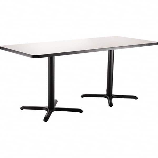 National Public Seating - Stationary Tables Type: Breakroom Material: HPL Particleboard Core w/T-Mold; Steel - USA Tool & Supply
