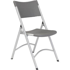 National Public Seating - Folding Chairs Pad Type: Folding Chair w/Plastic Seat & Back Material: Plastic/Steel - USA Tool & Supply