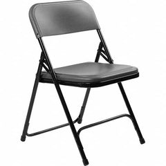 National Public Seating - Folding Chairs Pad Type: Folding Chair w/Plastic Seat & Back Material: Plastic/Steel - USA Tool & Supply
