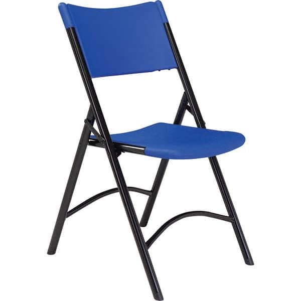 National Public Seating - Folding Chairs Pad Type: Folding Chair w/Plastic Seat & Back Material: Plastic/Steel - USA Tool & Supply