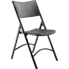 National Public Seating - Folding Chairs Pad Type: Folding Chair w/Plastic Seat & Back Material: Plastic/Steel - USA Tool & Supply