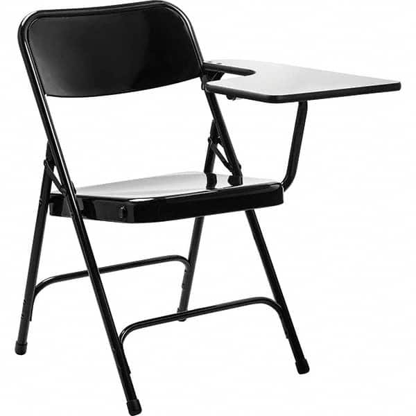 National Public Seating - Folding Chairs Pad Type: Folding Chair W/Tablet Arm Material: Steel - USA Tool & Supply