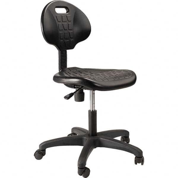 National Public Seating - Swivel & Adjustable Stools Type: Adjustable Height Swivel Stool Overall Height: 37 - USA Tool & Supply