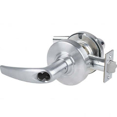 Schlage - Vestibule/Classroom/Security Lever Lockset for 1-5/8 to 2-1/8" Doors - USA Tool & Supply