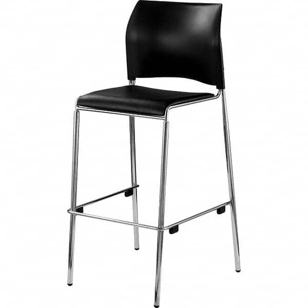 National Public Seating - Stationary Stools Type: Stool with Back Base Type: Standard - USA Tool & Supply