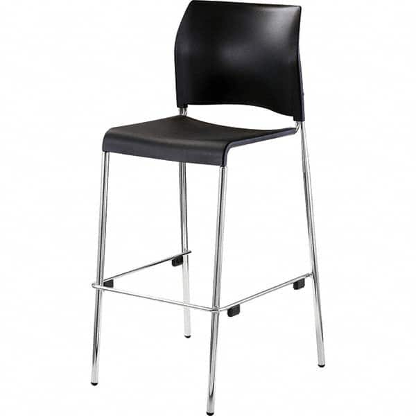 National Public Seating - Stationary Stools Type: Stool with Back Base Type: Standard - USA Tool & Supply