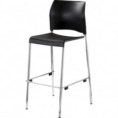 National Public Seating - Stationary Stools Type: Stool with Back Base Type: Standard - USA Tool & Supply