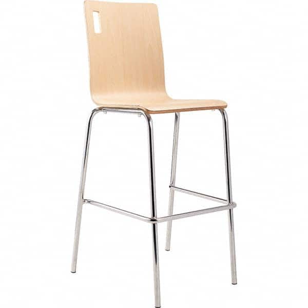 National Public Seating - Stationary Stools Type: Stool with Back Base Type: Standard - USA Tool & Supply
