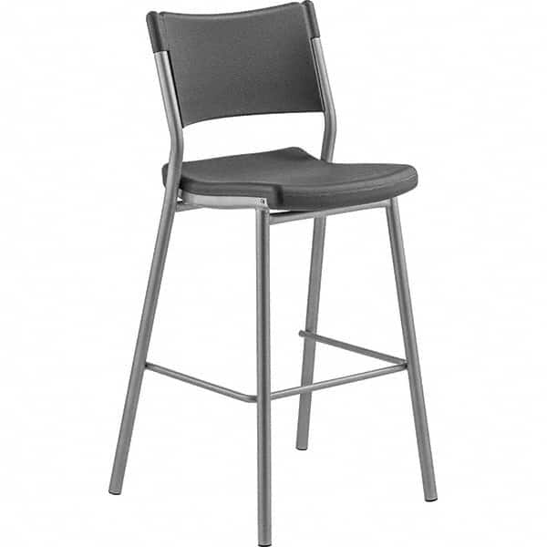 National Public Seating - Stationary Stools Type: Stool with Back Base Type: Standard - USA Tool & Supply