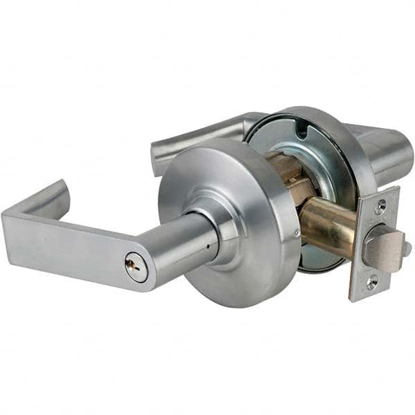 Schlage - Vestibule/Classroom/Security Lever Lockset for 1-5/8 to 2-1/8" Doors - USA Tool & Supply