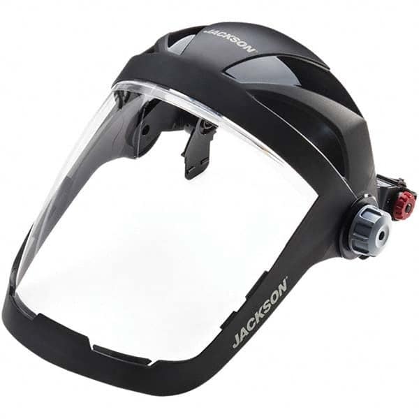 Jackson Safety - Nylon Black Adapter Adjustment Face Shield - USA Tool & Supply