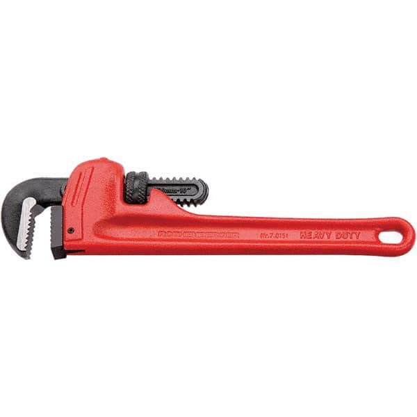 Rothenberger - Pipe Wrenches Type: Heavy Duty Pipe Wrench Maximum Pipe Capacity (Inch): 1-1/2 - USA Tool & Supply