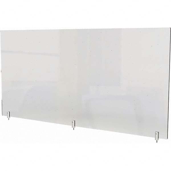 Ghent - 18" x 59" Partition & Panel System-Social Distancing Barrier - USA Tool & Supply