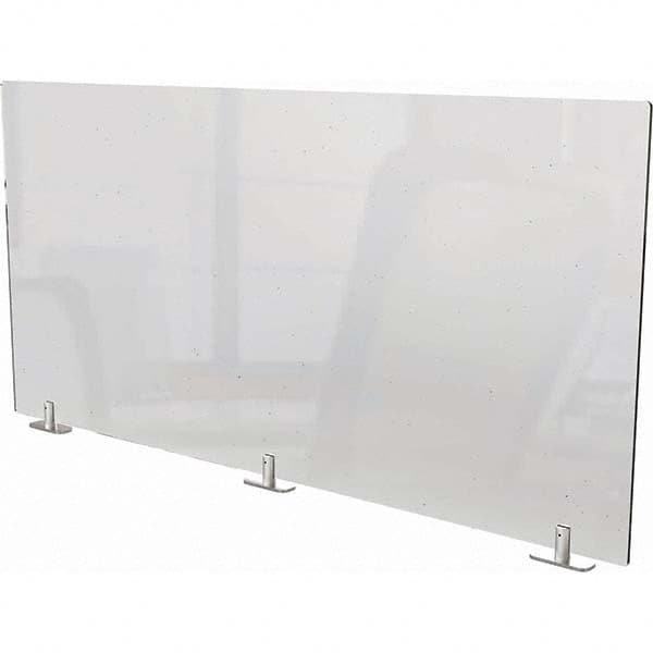 Ghent - 18" x 59" Partition & Panel System-Social Distancing Barrier - USA Tool & Supply