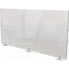 Ghent - 18" x 59" Partition & Panel System-Social Distancing Barrier - USA Tool & Supply