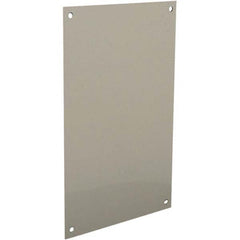 Wiegmann - Electrical Enclosure Panels Panel Type: Back Panel Material: Steel - USA Tool & Supply