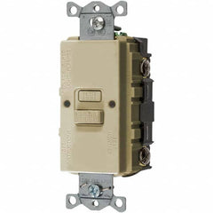 Bryant Electric - GFCI Receptacles Grade: Commercial Color: Ivory - USA Tool & Supply