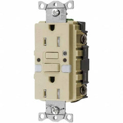 Bryant Electric - GFCI Receptacles Grade: Commercial Color: Ivory - USA Tool & Supply