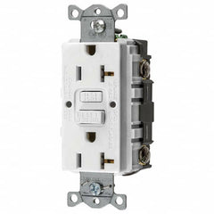 Bryant Electric - GFCI Receptacles Grade: Commercial Color: White - USA Tool & Supply