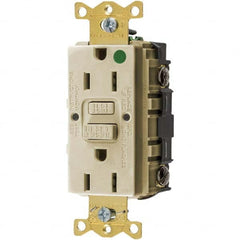 Bryant Electric - GFCI Receptacles Grade: Hospital Color: Ivory - USA Tool & Supply