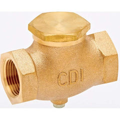 Control Devices - Check Valves Design: Check Valve Pipe Size (Inch): 1 x 1 - USA Tool & Supply
