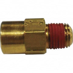 Control Devices - Check Valves Design: Check Valve Pipe Size (Inch): 1/4 x 1/4 - USA Tool & Supply