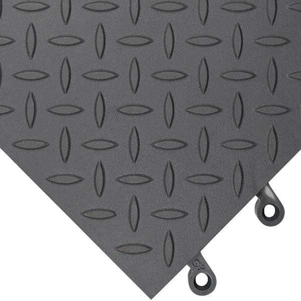 Wearwell - 1 10-Piece 18" Long x 18" Wide x 7/8" Thick, Anti-Fatigue Modular Matting System - USA Tool & Supply