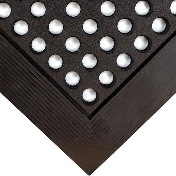 Wearwell - 4' Long x 3' Wide x 5/8" Thick Dry/Wet Environment Heavy Duty Anti-Fatigue Matting - USA Tool & Supply