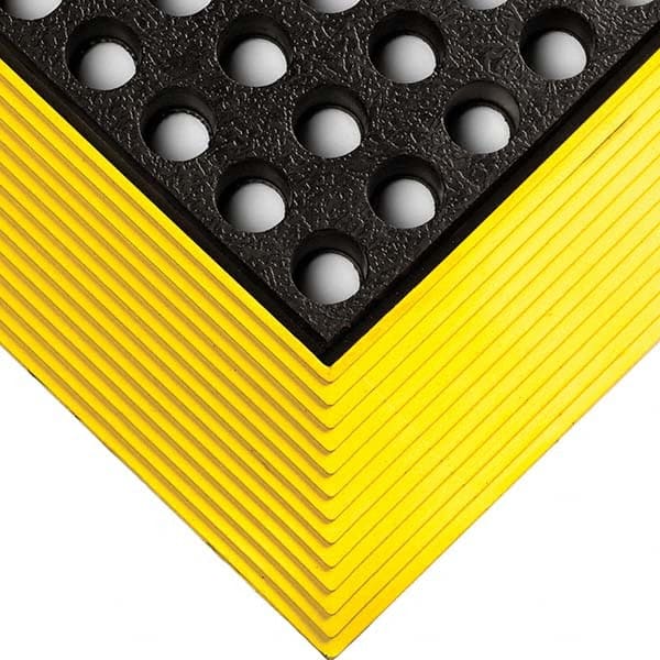Wearwell - 5' Long x 3' Wide x 5/8" Thick Dry/Wet Environment Heavy Duty Anti-Fatigue Matting - USA Tool & Supply