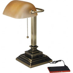 ALERA - Task Lights Fixture Type: Desk Color: Black - USA Tool & Supply