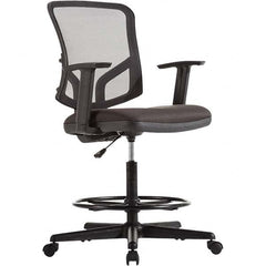 ALERA - Swivel & Adjustable Stools Type: Adjustable Height Stool Base Type: Metal - USA Tool & Supply