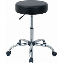 ALERA - Swivel & Adjustable Stools Type: Adjustable Height Stool Base Type: Chrome Steel Base - USA Tool & Supply
