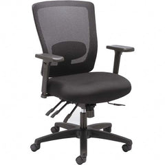 ALERA - 40 to 43-5/8" High Mid-Back Swivel/Tilt Chair - USA Tool & Supply