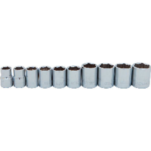 3/8″ 10PC SOCKET SET 6PT - USA Tool & Supply