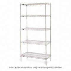 Metro - 2,000 Lb Capacity 5 Shelf Wire Shelving - Starter Unit - USA Tool & Supply