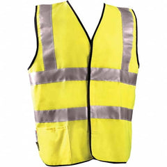 OccuNomix - Size 4XL Flame Resistant Hi-Vis Yellow Solid General Purpose High Visibility Vest - USA Tool & Supply