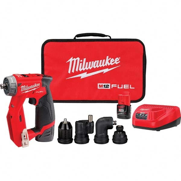 Milwaukee Tool - Cordless Screwdrivers Voltage: 12.0 Handle Type: Pistol Grip - USA Tool & Supply