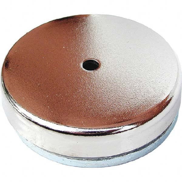 Eclipse - Ceramic Pot Magnets Diameter (Inch): 3-1/4 Height (Decimal Inch): 0.4400 - USA Tool & Supply