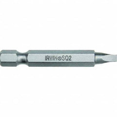 Irwin - #1" Square Size Square Recess - USA Tool & Supply